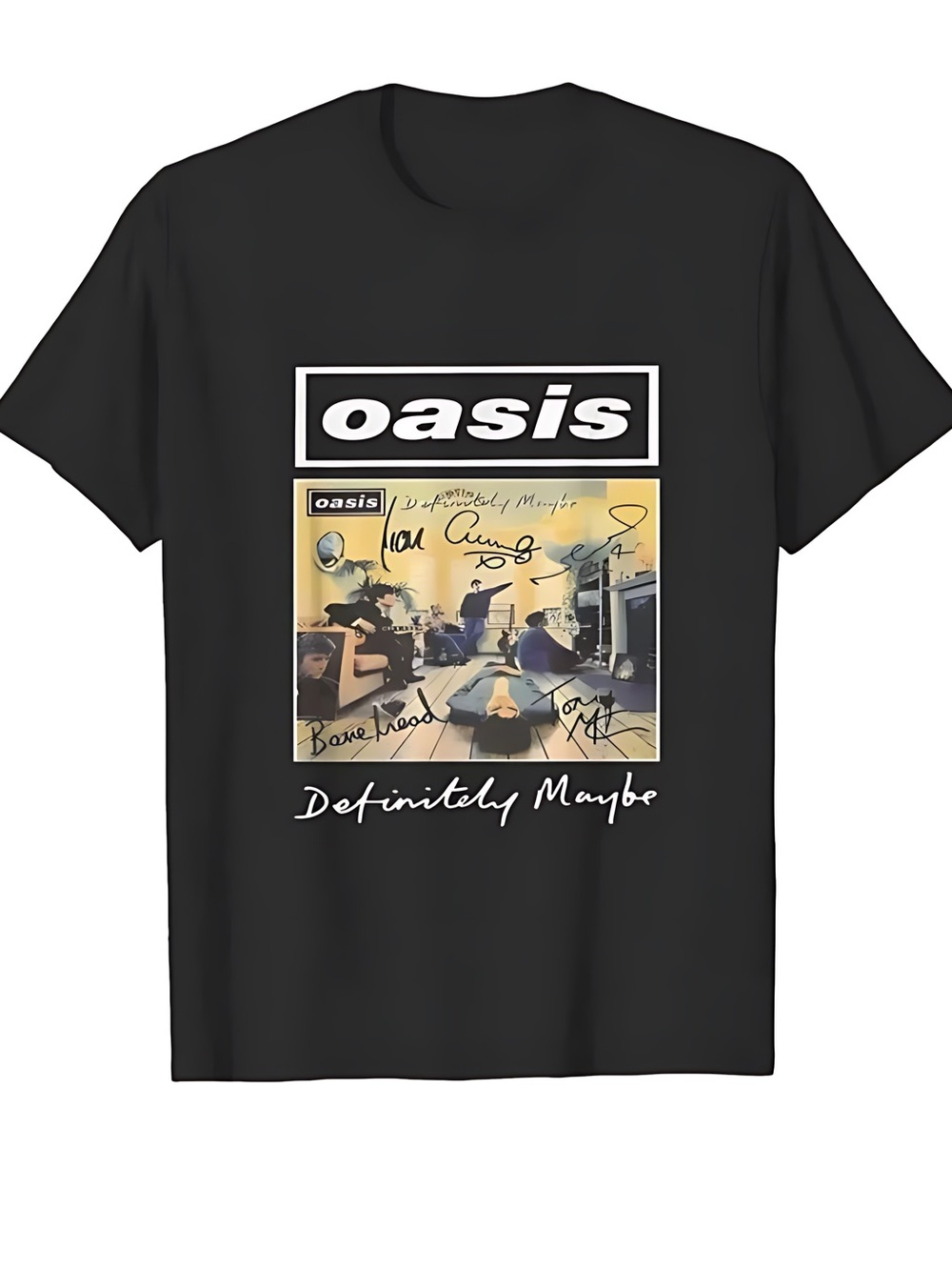 Oasis Vintage Shirt – 90s Rock Band Tee – Retro Britpop Classic Unisex Shirt 90